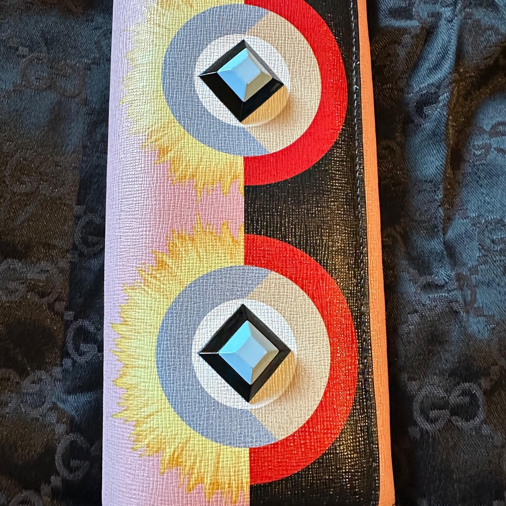 FENDI CONTINENTAL MONSTER COLORED WALLET